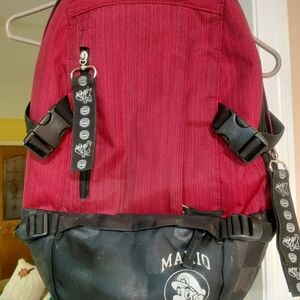Bioworld Super Mario Red and Black Kids Backpack